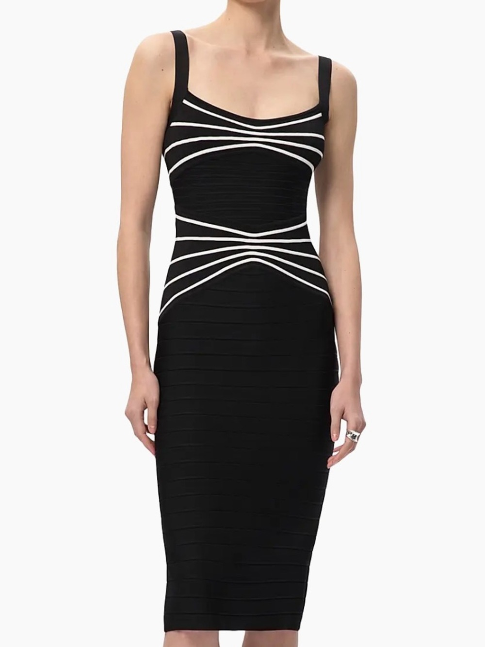 HERVE LEGER THE DAKOTA DRESS********SIZE: XS